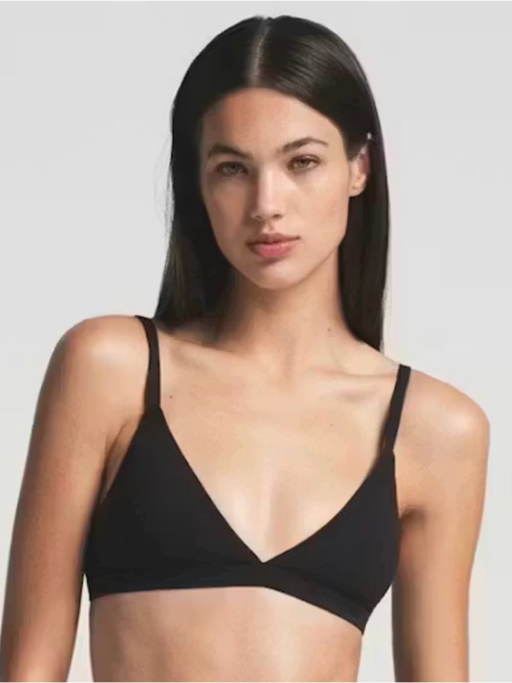 SKIMS EVERY BODY Triangle Bralette with Adjustable Straps - in Sand - XS - EUC